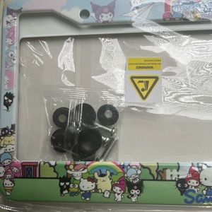 Sanrio license plate decoration